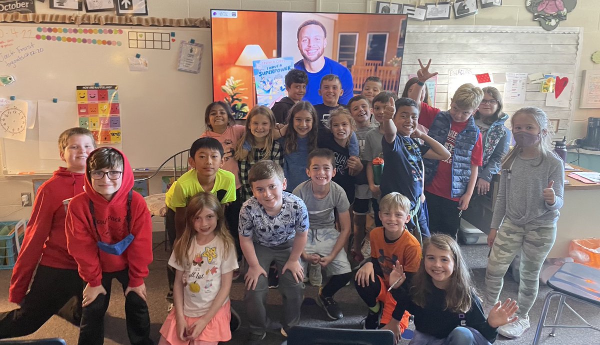 Thanks ⁦<a href="/StephenCurry30/">Stephen Curry</a>⁩ for reminding us that we all have SUPERPOWERS! ⁦<a href="/penguinkids/">Penguin Kids</a>⁩ ⁦<a href="/FlipgridEvents/">Flip Events</a>⁩ ⁦<a href="/ADCCampus/">Alton Darby Creek Campus</a>⁩