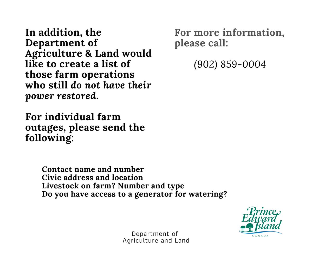 PEI Federation of Agriculture tweet media