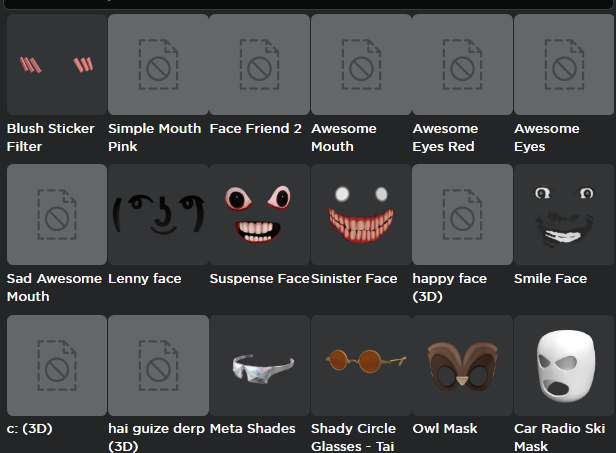 Dead Epic Face - Roblox