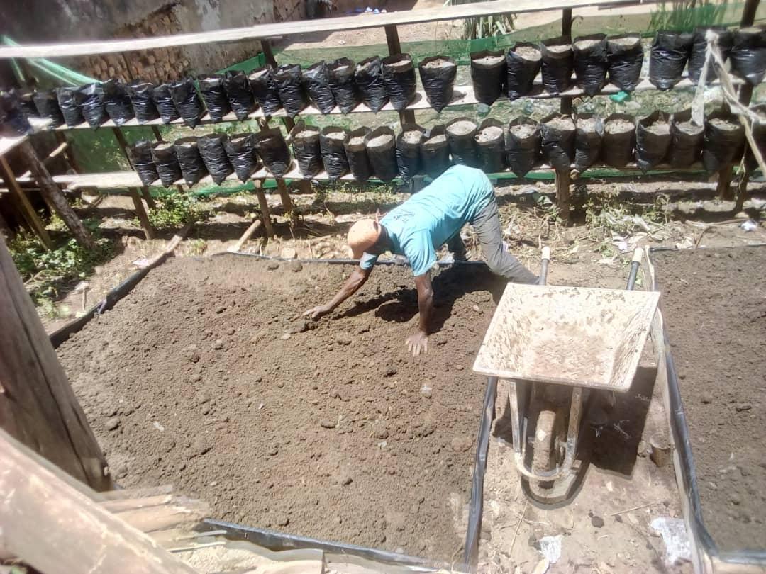 SCINE171's tweet photo. With support from @SeedPrograms  we are setting ground at Golden times primary school ahead of the school garden that will evolve the first ever agricultural club in the school. @YADNETUG https://t.co/GoWGDA1xyE