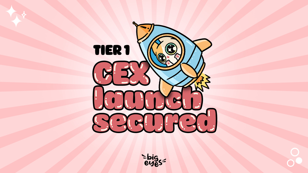 🚀Big Eyes has secured a Tier 1 CEX launch🚀
👀Keep your eyes open to find out more👀

Join the cute: buy.bigeyes.space 
#Cryptocurency #crypto #BigEyesCoin #BigEyes #altcoin #blockchain #CEX