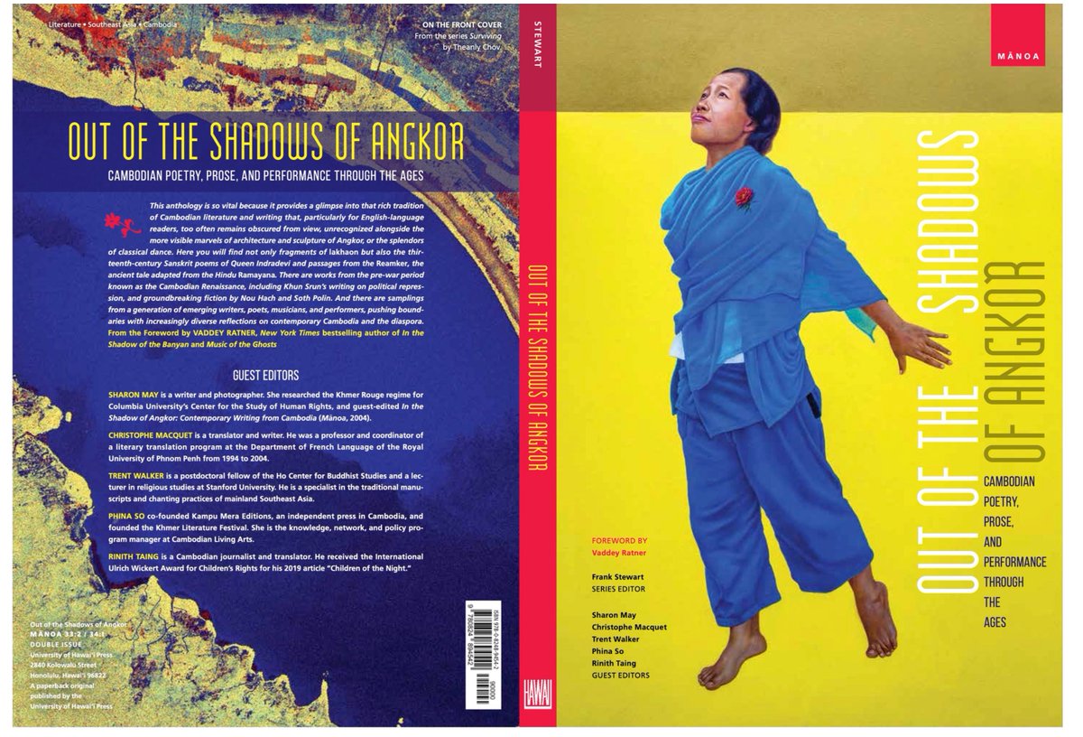 VaddeyRatner's tweet photo. Delighted to share with you this wonderful anthology of Khmer literature for which I've written the Foreword and translated an excerpt of one of the most beloved Cambodian novels, Wilted Flower (ផ្កាស្រពេាន in Khmer) by Nou Hach, who perished under the Khmer Rouge. https://t.co/IMrMUzcnzp