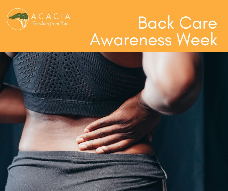 AcaciaFreedomFP's tweet photo. BACK CARE AWARENESS WEEK

Are you suffering with chronic back pain?
Is your medication not working for you?
Perhaps it's time to consider mindbody approaches...

Learn more on my website https://t.co/3nEVlu56vJ https://t.co/pNxsxMSl3v