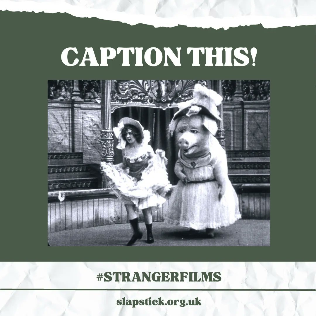 SlapstickFest's tweet photo. Give us your best captions! #CaptionThis #SilentFilm #StrangerFilms https://t.co/8FSUR87ysI
