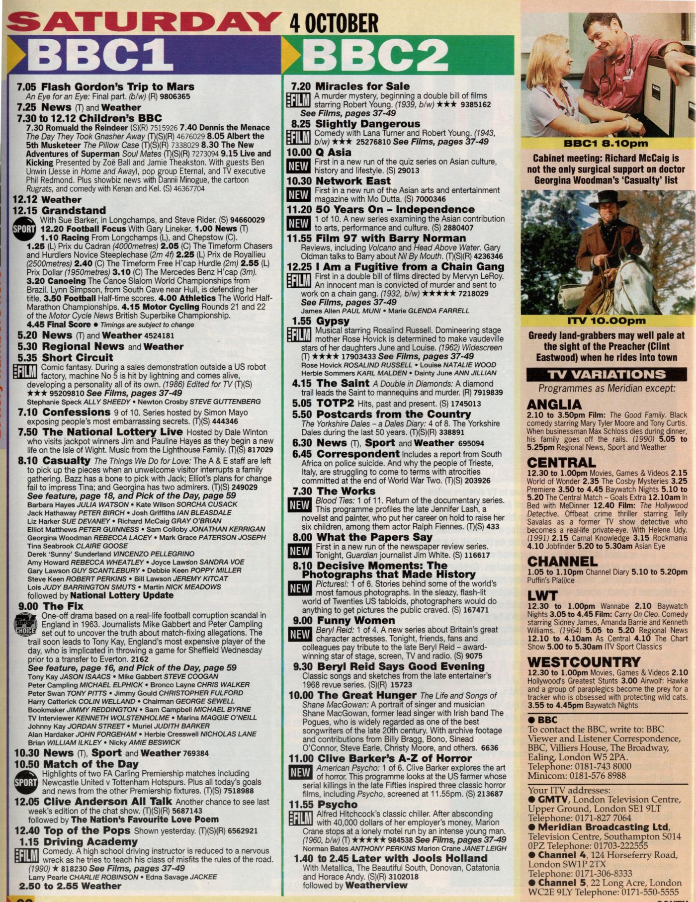 Adam Beckwith on Twitter "Here's what was on (the new look) BBC1 and