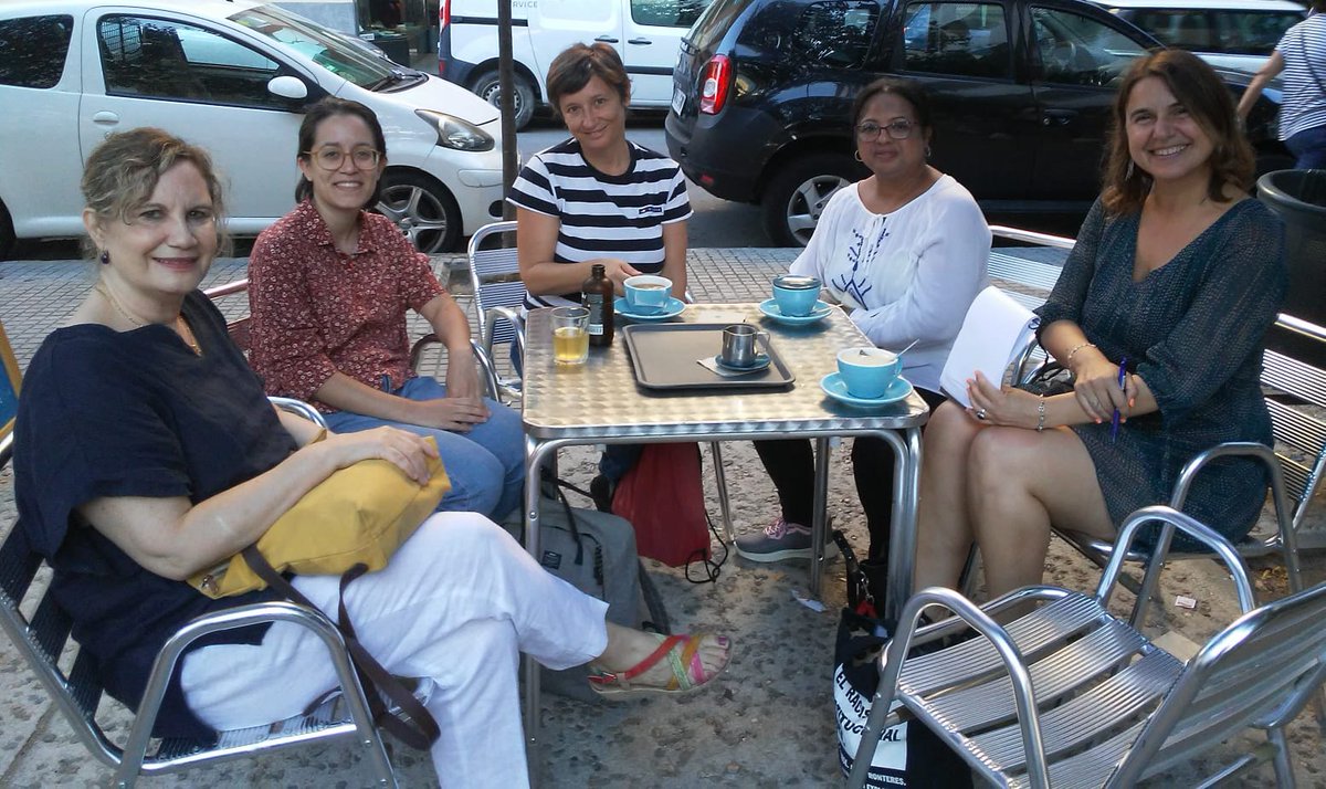 ciutatsdh's tweet photo. A @ajelprat, la Julia Soanirina ha parlat de la vulneració dels drets humans fonamentals a les fronteres i ha fet diverses entrevistes amb mitjans locals @AllianceMDW https://t.co/PWIRjjln4H