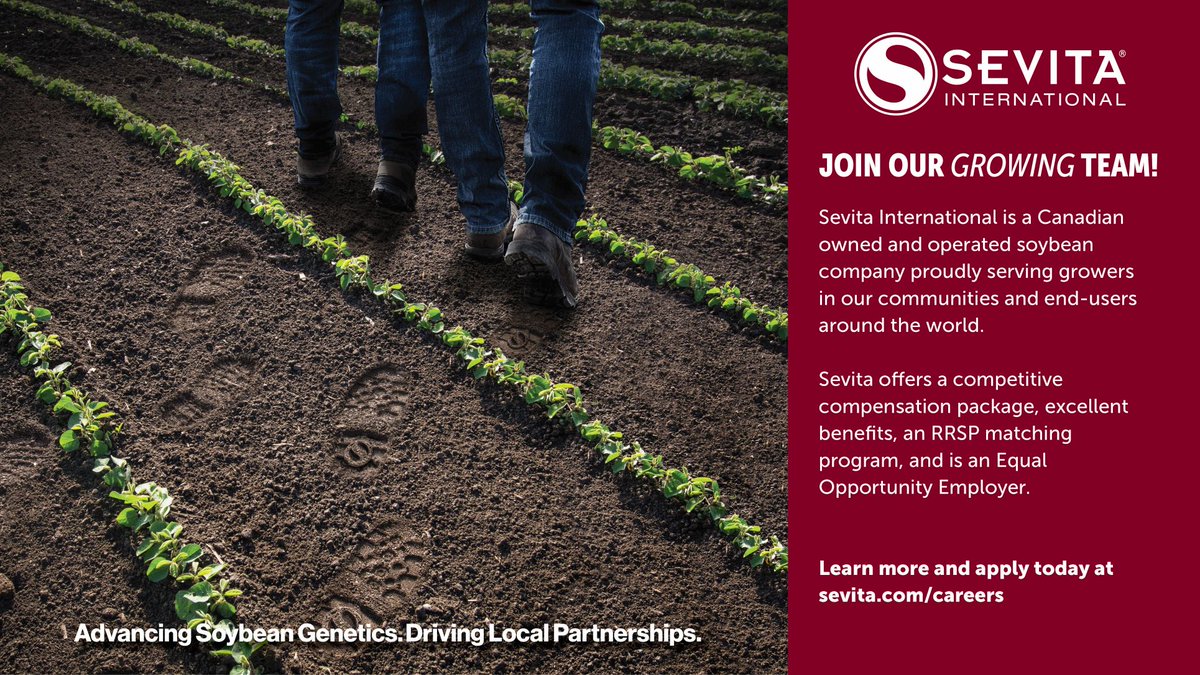 Sevita is #hiring in Eastern Ontario

Click the link for more info:
sevita.com/careers/sales-…

#AgCareers #WorkInAg #OntAg