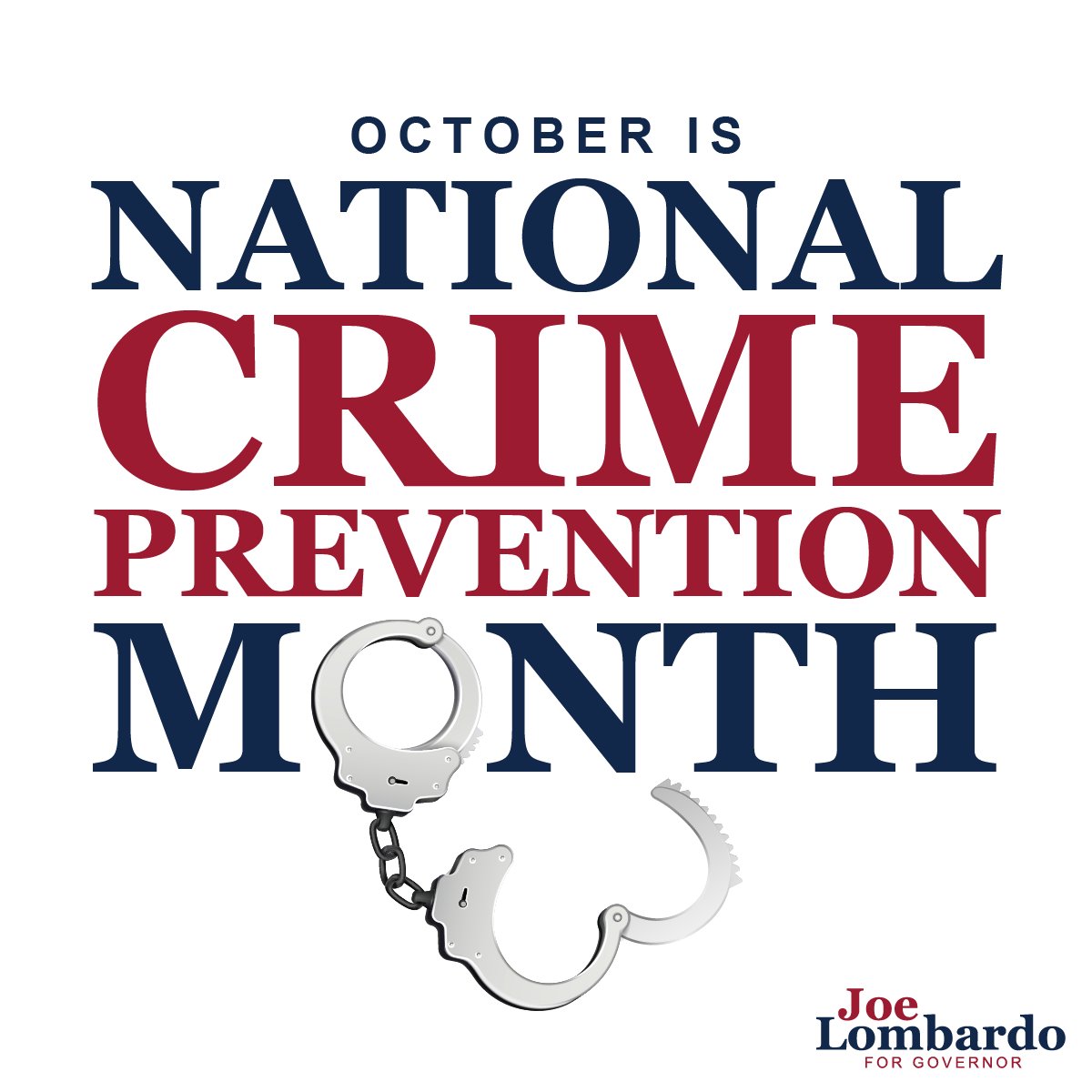 Joe Lombardo on Twitter "Oct. is National Crime prevention month. As