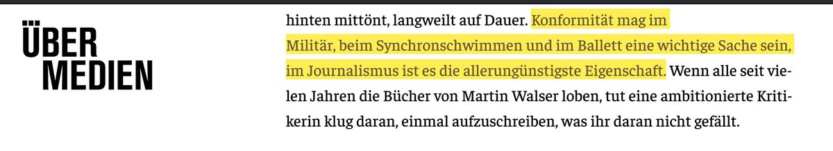 Gebe zu: #Precht habe ich gern gelesen, weil mir niemand so schön, Philosophie erklären konnte, nicht mal Sophies Welt. Und zugleich: Ich mag <a href="/nminkmar/">nils minkmar</a> mindestens genauso, weil er so sympatisch gegen den Strich bürsten kann. via <a href="/uebermedien/">Übermedien</a> uebermedien.de/77100/haetten-…