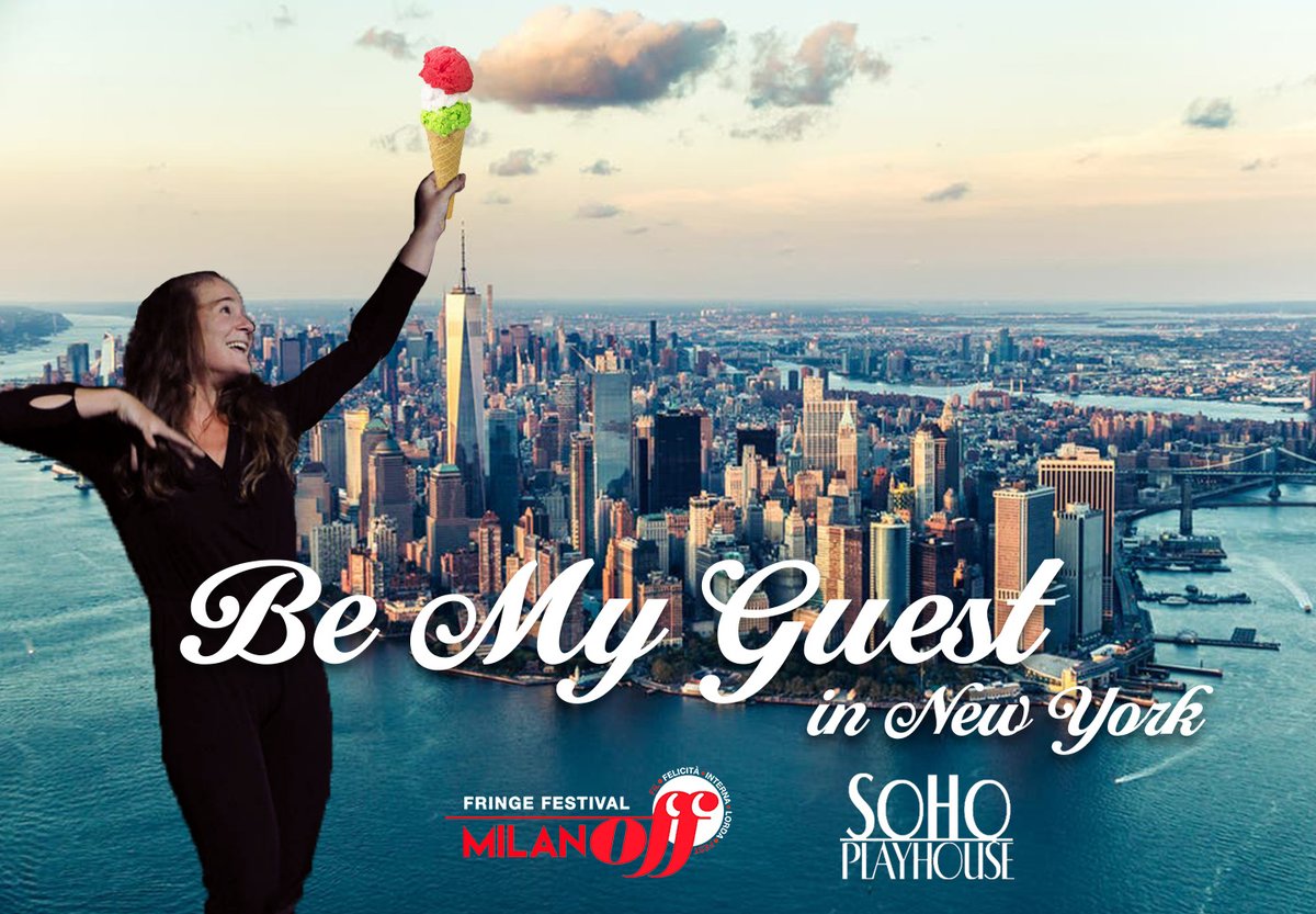 I am over the Moon! Be My Guest goes to New York! @sohoplayhouse Thanks so much @mioff_fringe @DarrenLeeCole1