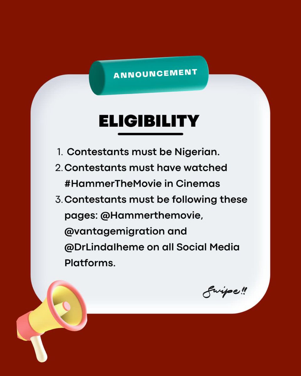 HammerTheMovie_'s tweet photo. 📌#HammerTheMovie Contest -Week 2

#Answer_these_Questions:

1. Who is the lead actress in the movie and what was her nickname in the scene she played with Etinosa?

2. What is the name of Bimbo Ademoye's bike? 
#HAMMER ASUU CONUA Federal Government #HouseOfTheDragon #movie https://t.co/raukInp5HU