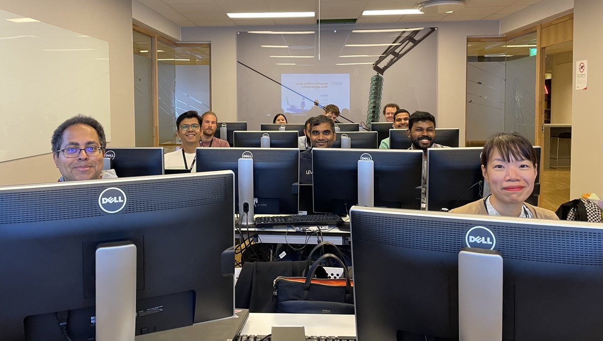 Vi sparker i gang #sikkerhetsmåneden oktober med sikkerhetskurs 🔐 Dagens tema: Security testing Java Web applications.

#ITsikkerhet #cybersecurity