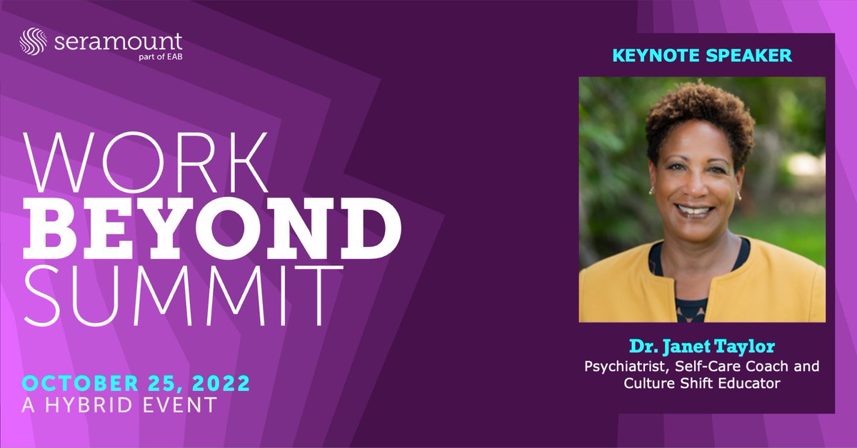 Seramount's tweet photo. Only 3 weeks remain until Seramount's WorkBeyond Summit!
Hear from industry-leading experts like @drjanet , and explore next practices around the future of work.
https://t.co/zdbpZuP6Qo
#SeramountWorkBeyondSummit https://t.co/WC3XX5NZKz