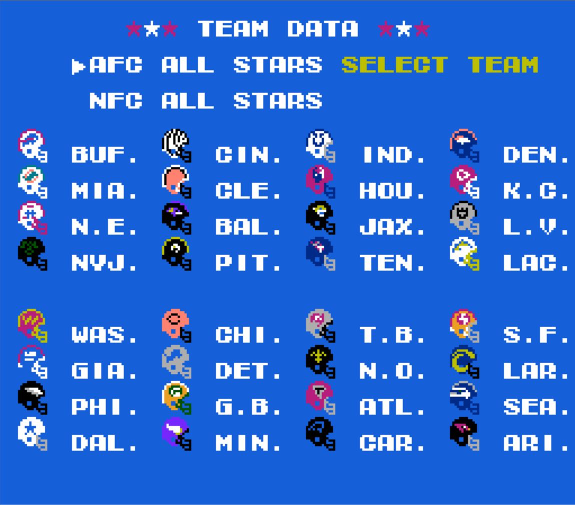 (NES) Tecmo Super Bowl 2023 Presented by Download