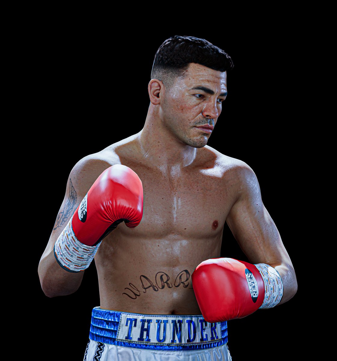 Arturo 'Thunder' Gatti, one-half of one of the greatest boxing trilogies of all time, joins the Undisputed day 1 early access roster. Check out these renders of the Blood and Guts Warrior in Undisputed! #BecomeUndisputed 🥊
