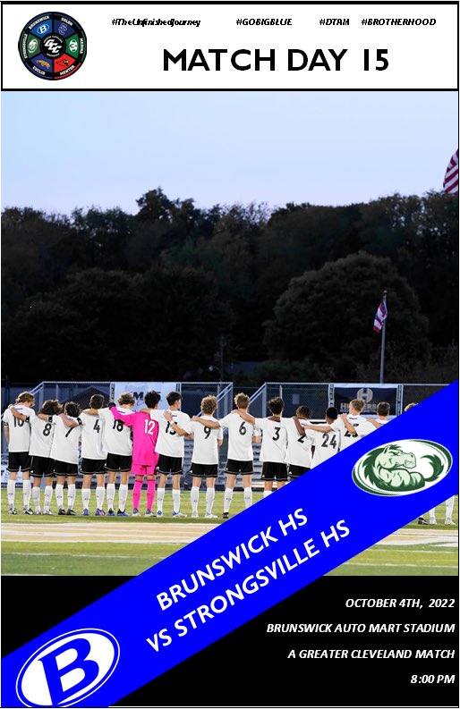 Soccer_BHS's tweet photo. MATCH DAY | PEARL ROAD DERBY

@Soccer_BHS welcomes @shsbsoc l to the Auto Mart in a crucial @Ohio_GCC clash.

They are one of the top teams in the @GCSSCAnet Poll this year and has been ranked in @OSSCAsoccer.

#GoBigBlue #DTAM #PearlRoadDerby #Brotherhood #TheUnfinishedJourney https://t.co/65VgDpZ1o4