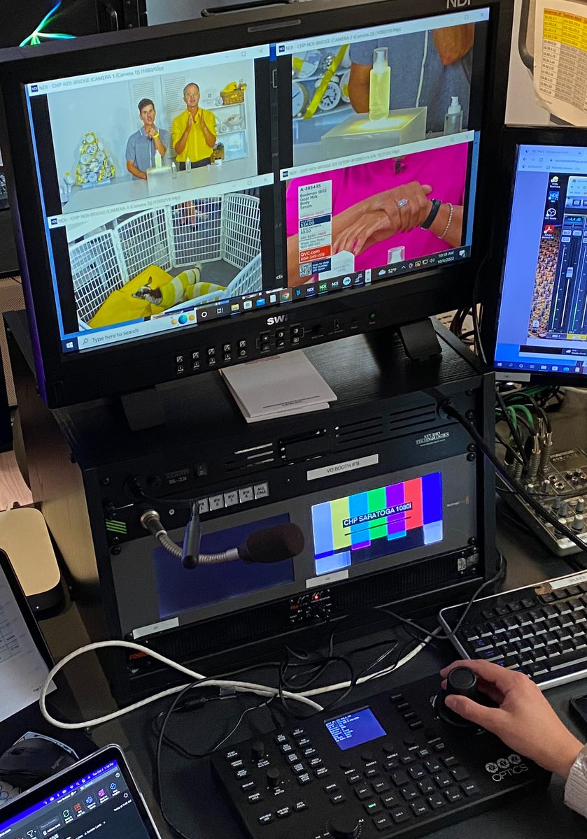 CarrHughes's tweet photo. Making TV with the @Beekman1802Boys on @QVC -- synergy between three locations in three different states to make things happen. #remotestudio #broadcast https://t.co/Wwu4rJom5I