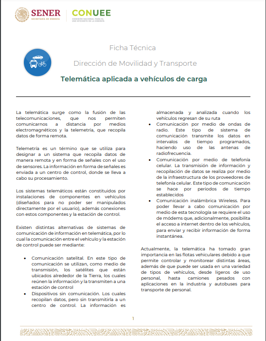CTransp's tweet photo. 🎯Hoy es #MartesDeLectura te recomendamos nuestra nueva ficha técnica  "Telemática aplicada a vehículos de carga"

La telemática surge como la fusión de las telecomunicaciones, que nos permiten comunicarnos a distancia por medios electromagnéticos.

🔗https://t.co/VAoDoH5hmj https://t.co/u5VLWcbO1D
