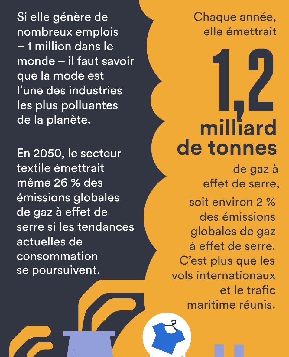 jec23nov2022's tweet photo. [ PAUSE QUIZZ 2ème - LA REPONSE ] 👉 1,2 Milliard de tonnes de CO2 générés par le secteur de la mode (Source Ademe)
Nadège VAN LIERDE, Ingénieure Conseil Management et Cycle de Vie @ecodesign_inst viendra nous parler de solutions #economiecirculaire #ecotextile #jec23nov2022 https://t.co/r6r5Km1czt