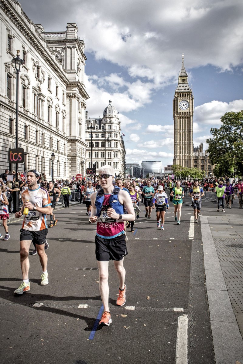 RobDLittleton's tweet photo. On Sunday, I had the incredible experience of completing the @LondonMarathon. Thank you so much to everyone who turned up to support me, tracked my progress online, and donated to my fundraiser for the @RNIB. Please do consider giving to this worthy cause: https://t.co/AeZxOJ8QR6 https://t.co/cGVvbR4Z7a