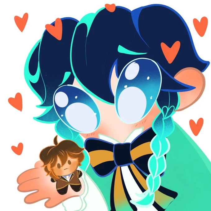 Venti to zhongli And Zhongli to venti #原神 
