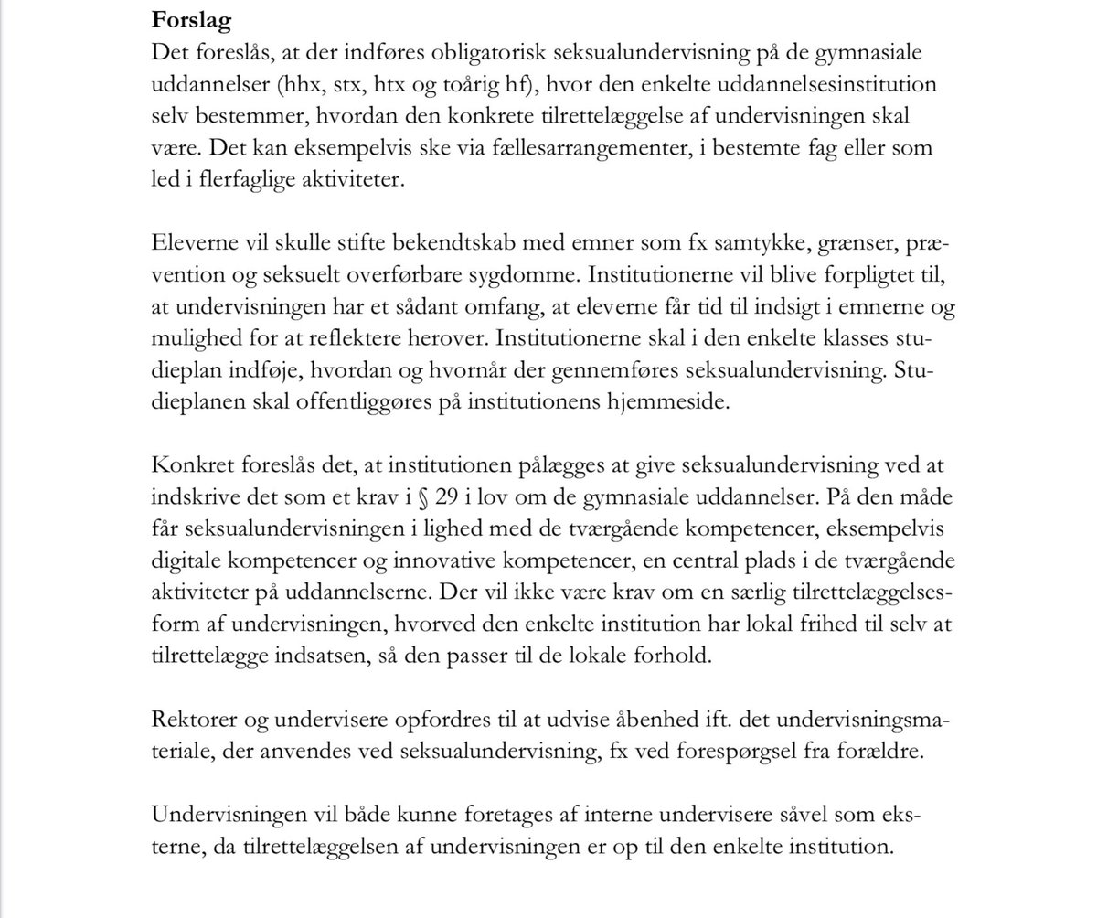 KVINFO's tweet photo. Obligatoriske seksualundervisning skal sikre, at eleverne stifter bekendtskab med emner som samtykke, grænser og prævention. Seksualundervisning bliver obligatorisk på de gymnasiale uddannelser. Tillykke til elever og @gymnasieelever_ https://t.co/oM25gUem2S https://t.co/bSEMNWWyAM
