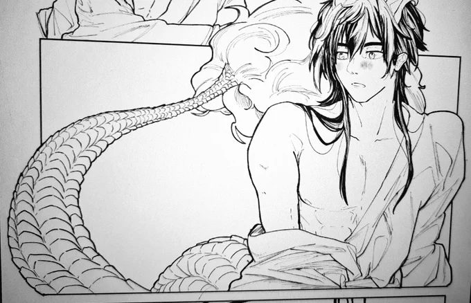Sorry for sharing another wip but i just love how the tail turns out 🙃 