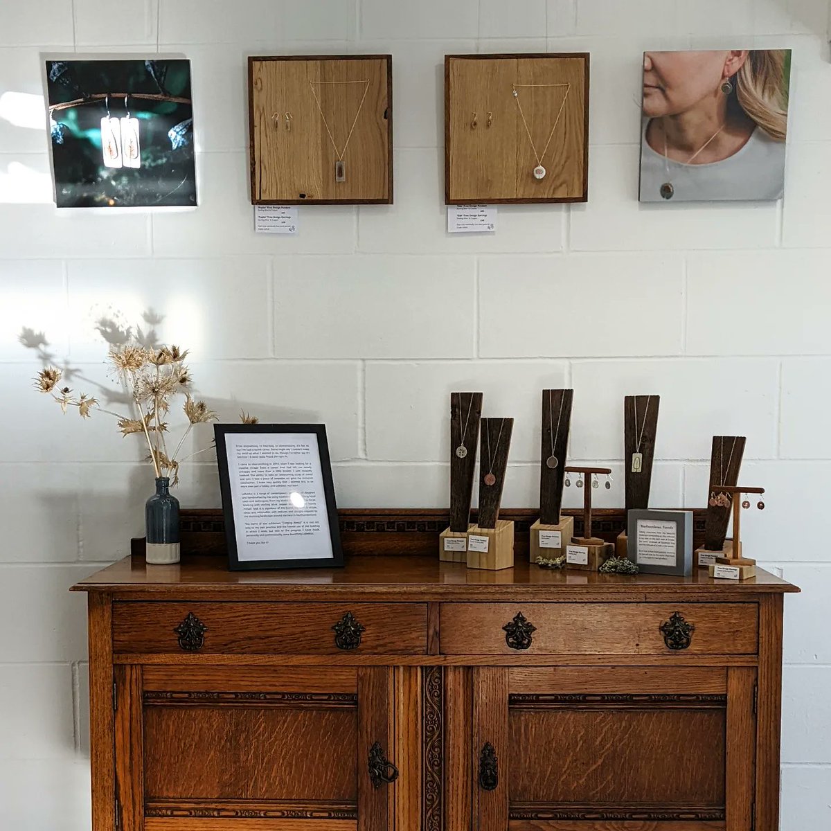 The culmination of several months (well, years I guess!) of hard work, my exhibition "Forging Ahead" is OPEN! I've turned the <a href="/AllendaleForge/">AllendaleForgeStudio</a> gallery into a gorgeous boutique of LollaMac loveliness. Open every day throughout October; come and have a look see 😊