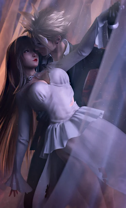 Dance.#Cloti #FinalFantasyVIIRemake 