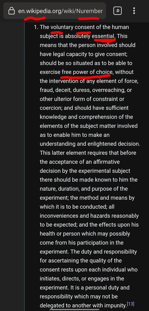 ReasonOverDogma's tweet image. After all, if THIS isn&apos;t &quot;experimentation&quot; and therefore a FLAGRANT violation of #TheNurembergCode and a #crimeagainsthumanity - wtf is?