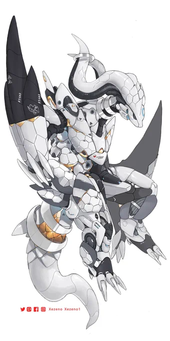Pokemon x MechaReshiram 
