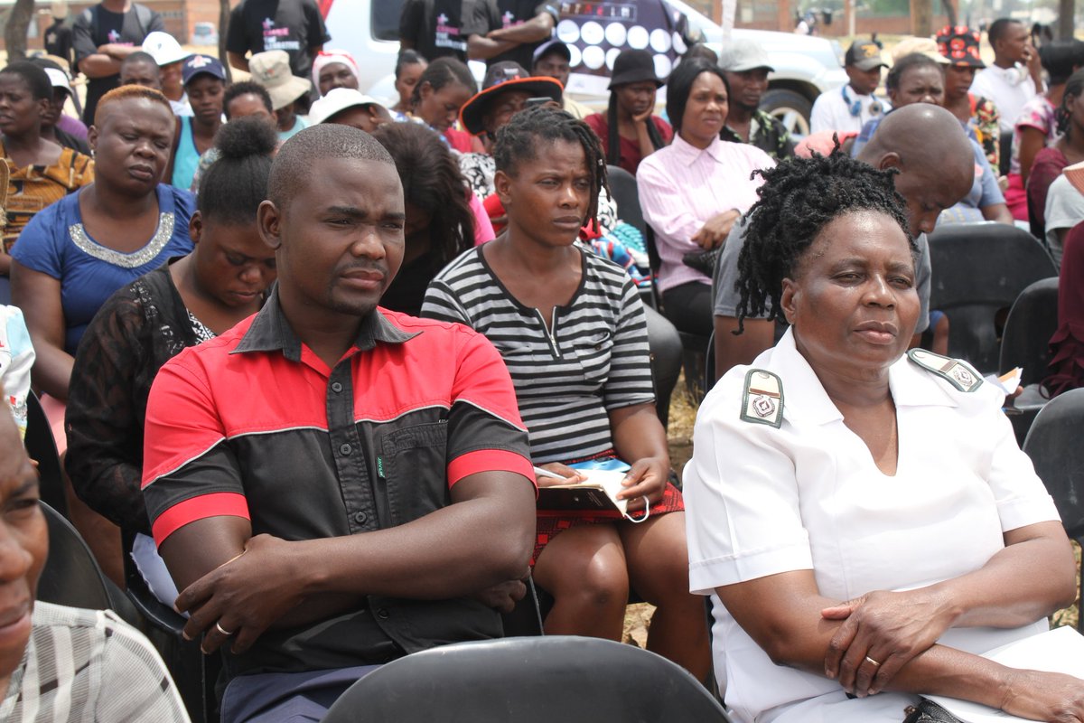 ZWBorg's tweet photo. A #HVTE community mobilization and sensitization meeting was conducted to increase awareness in Epworth district on VAWG consequences, response, prevention, gender equality &amp; referral pathway @ community level.
#HeForShe 
#StopGBV 
@unwomenzw @WCOZIMBABWE @nangozimbabwe @OSISAF https://t.co/ZvkToIkWHS