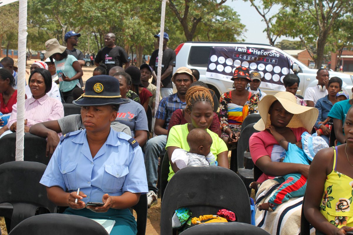 ZWBorg's tweet photo. A #HVTE community mobilization and sensitization meeting was conducted to increase awareness in Epworth district on VAWG consequences, response, prevention, gender equality &amp; referral pathway @ community level.
#HeForShe 
#StopGBV 
@unwomenzw @WCOZIMBABWE @nangozimbabwe @OSISAF https://t.co/ZvkToIkWHS