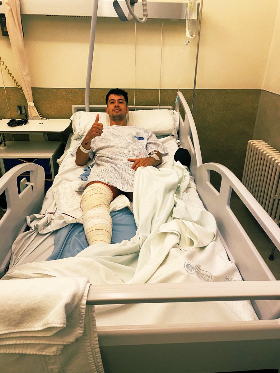 Todo ha salido como se esperaba.
Ya pensando en la recuperación 💪🏽🙏🏽♥️