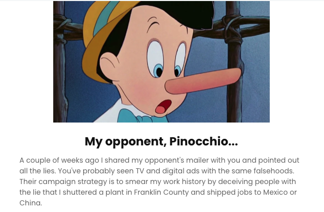 If my opponent lies before the election, what will she do once elected? Read the investigative report here. 
preview.mailerlite.com/q5y8o7a5k9