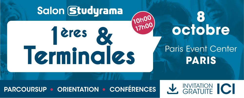 s_grandesecoles's tweet photo. Samedi 8 octobre à Paris salon @studyrama. Venez échanger avec les grandes écoles de management @audencia @EDHEC_BSchool @ESCP_bs @ESSCA_Ecole @ExceliaGroup @IPAGBS @ISG @ISTEC_Paris @RennesSB @tbs_education et participez à l'une des 16 conférences organisée https://t.co/V0Zaj7Okba