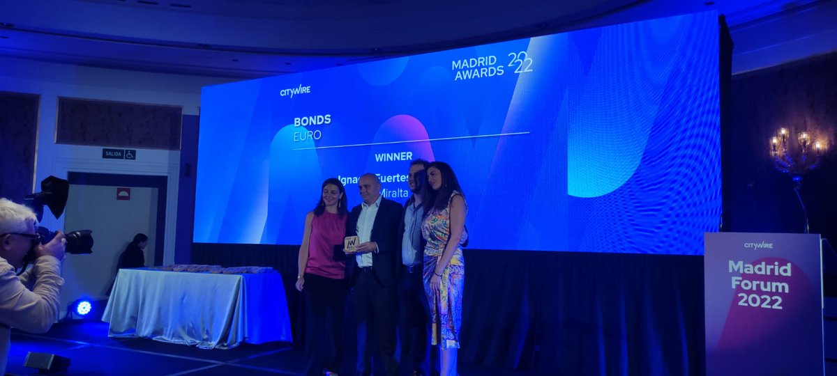 miraltabank's tweet photo. ¡Y ganamos! enhorabuena a @ifuertes_rm y todo el equipo de @miraltabank 🎉

Gracias a @CitywireSpain por el reconocimento en los Citywire Manager Awards 2022

¡Seguiremos trabajando para lograr más metas como esta! https://t.co/5V3ZAWzXQE