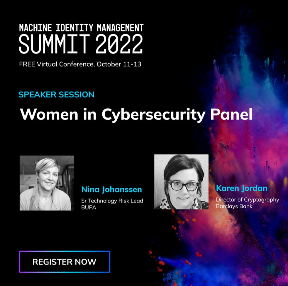 LR_Drake's tweet photo. This year's must-see industry event is at the #MIMSummit2022! Register for the October 11-13 event to build a rock solid strategy for overcoming machine identity management vulnerabilities in the future!
 https://t.co/2uO9CuSvPd https://t.co/JgW2fVikPj