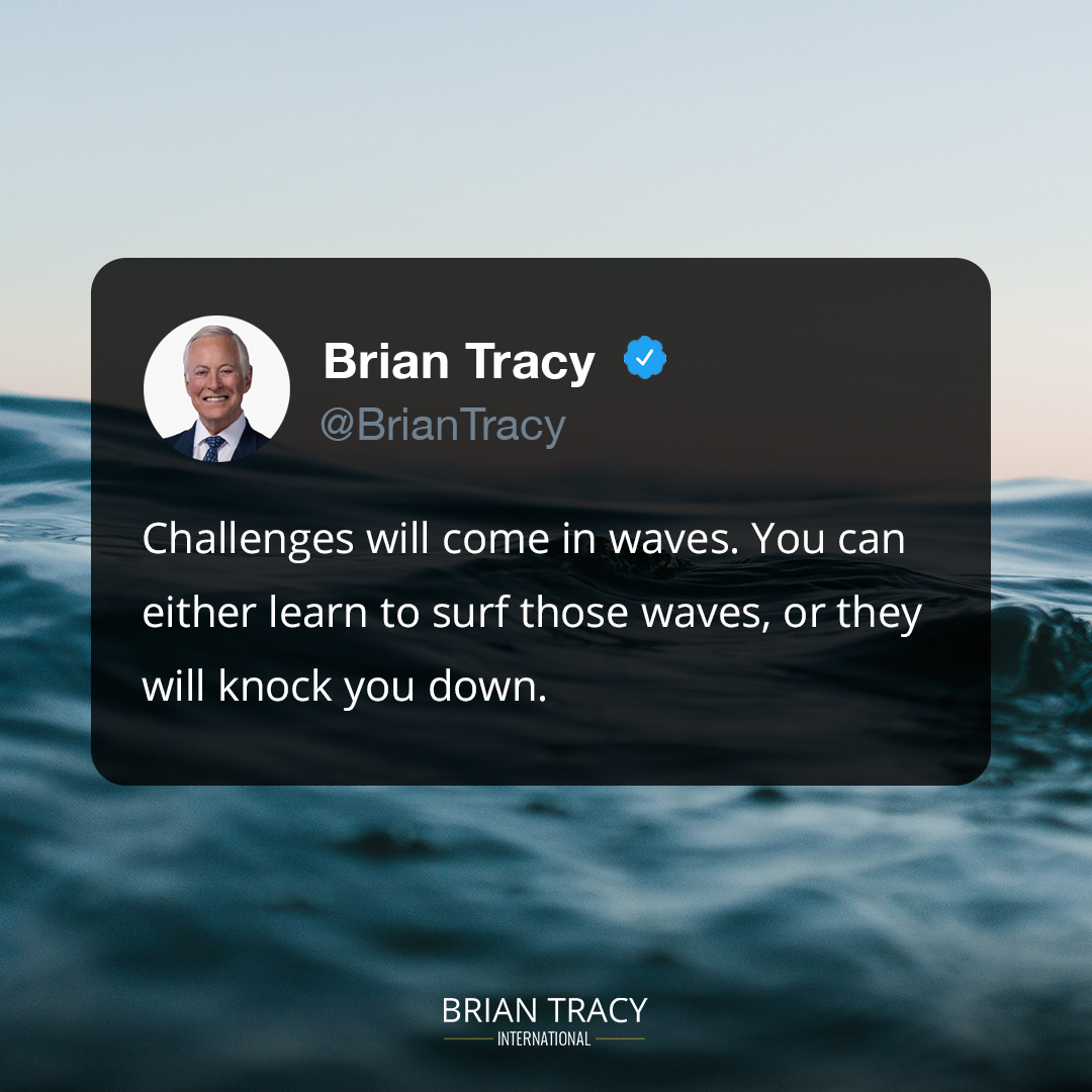I like to compare life to the ocean.

There are times when the water is calm and flat, and others when the water is rough and powerful.

When the waves try to get the best of you, grab a surfboard and learn to surf!