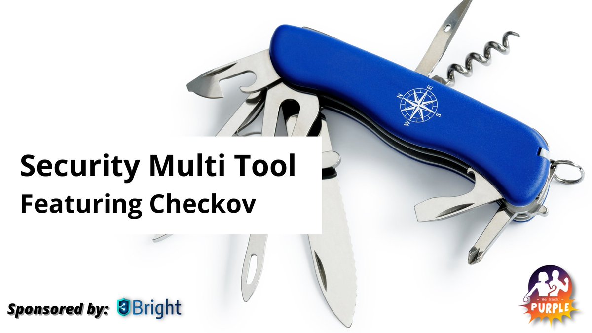 semgrepcommunit's tweet photo. Last week, @StephenGiguere of @bridgecrewio joined host #Shehackspurple in the WHP community for an exclusive Checkov product demo!
Are you ready to learn about this innovative security multi-tool? If so, click the link below NOW! 💪🛠️
https://t.co/1DoY6Gs2Oa https://t.co/d8AJPZcOQ9