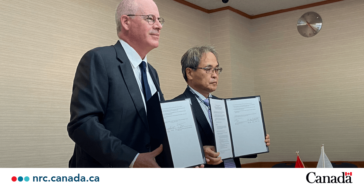 NRC_CNRC's tweet photo. While at #STSforum2022, we’ve signed a cooperation agreement with @JST_info to enable research collaboration with industry and academia to find innovative solutions to challenges facing our nations. https://t.co/dRDCluF8xN https://t.co/pIroHxJz19