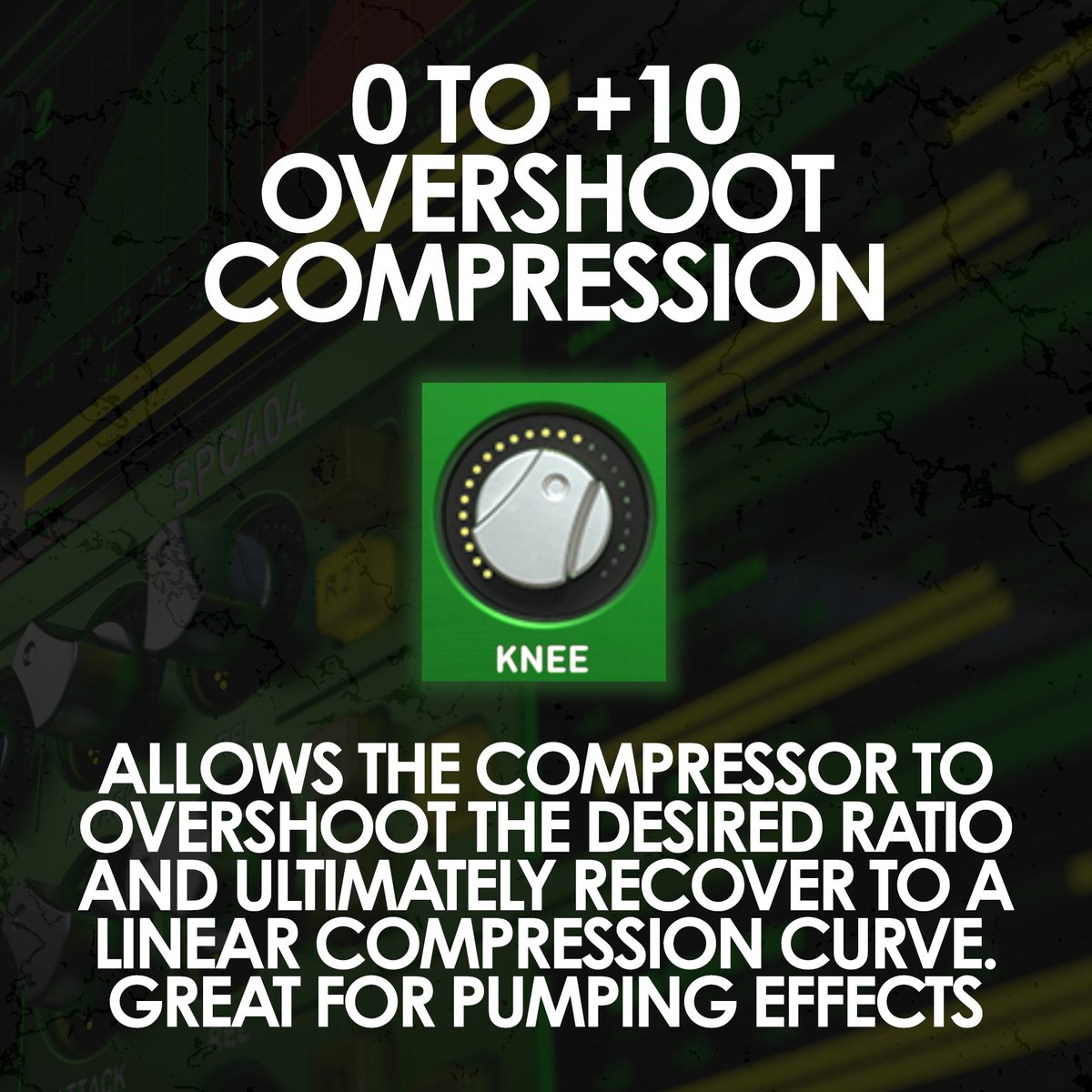 McDSP_PlugIns's tweet photo. The Knee control on various McDSP dynamics plug-ins is an entirely new take on the traditional compressor Knee control. Check out how it works on some drums 🤘🤘🤘
#musicproduction #musicproductiontips #audioplugins #mixingmusic #audioproduction
#drummixing https://t.co/ohnNNSrt7Z