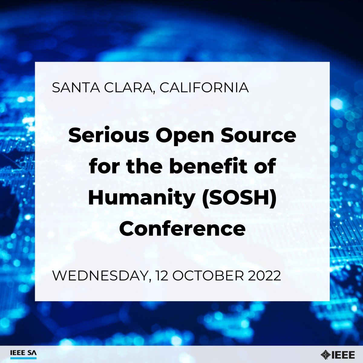 IEEESA's tweet photo. This conference will highlight collaborations across the broad Open Source community that helps improve lives and result in technologies that increase sustainability. 

Join us: 
https://t.co/bEahD2hCrQ https://t.co/D9xYzSj5vt