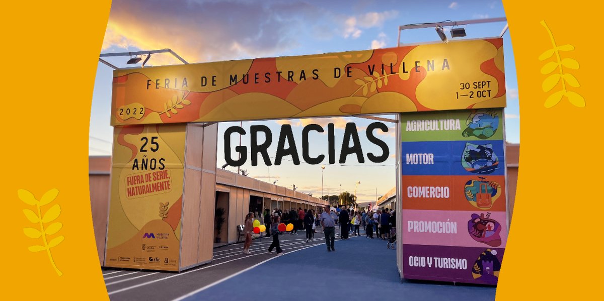 muestravillena's tweet photo. Todavía estamos asimilando todo lo que vivimos el fin de semana y solo podemos decir GRACIAS🙏🏻Gracias a todas las personas que vinisteis y, especialmente, a todas las empresas que habéis participado en esta edición.Habéis conseguido que nuestro 25 aniversario sea aún más especial https://t.co/BUJNp6iEbS
