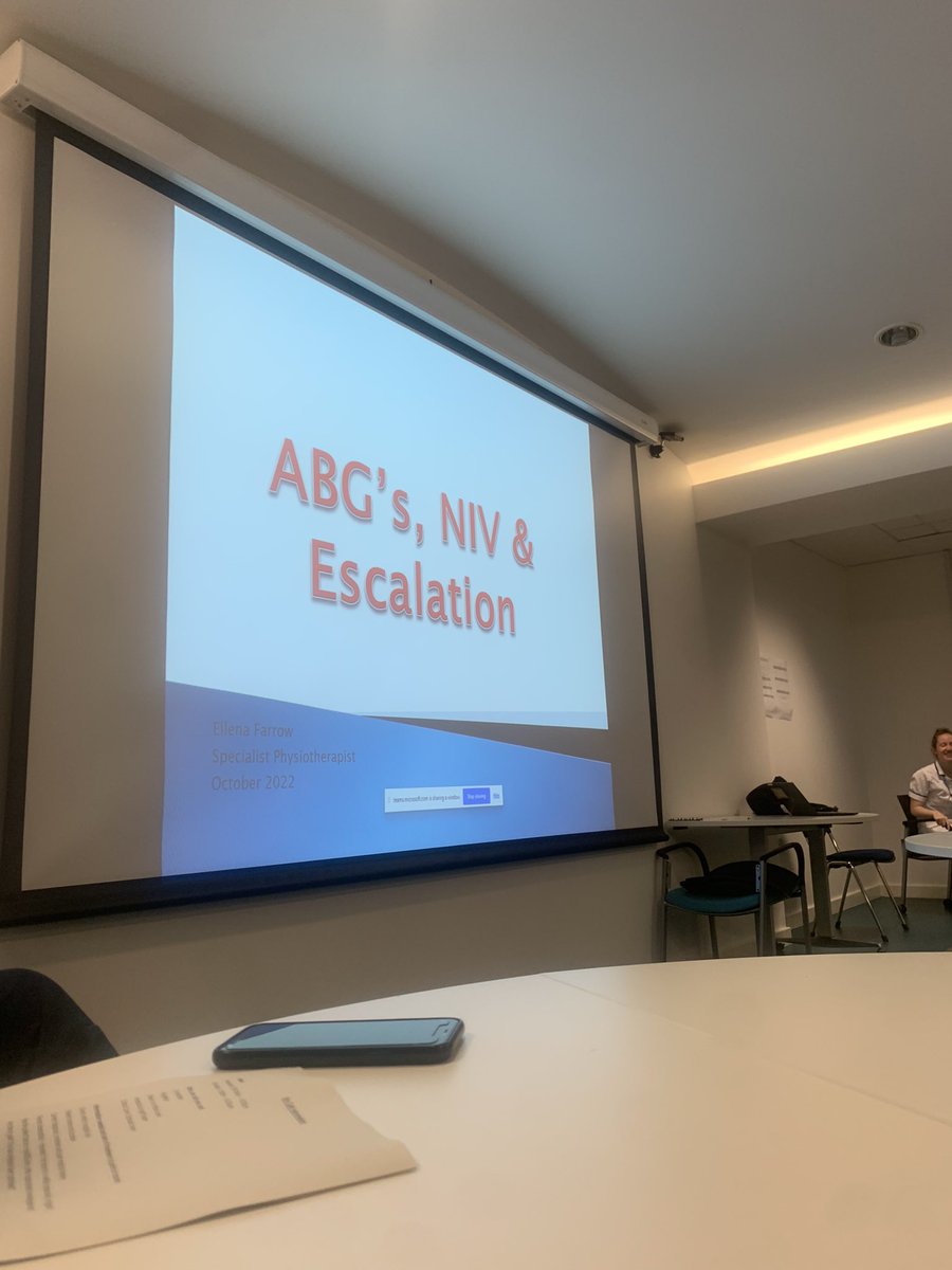 JNSmith122's tweet photo. First of the monthly Band 5 meetings today, talking all respiratory and on call… good to catch up with everyone again. #lotstolearn 🤯 https://t.co/t1I0LmCFPF