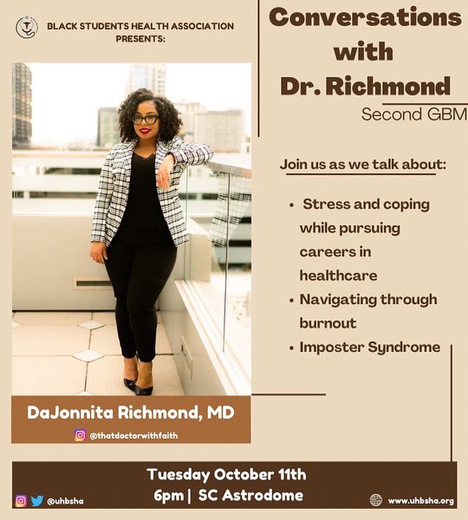 uhbsha's tweet photo. Join us next Tuesday for conversations with Dr. Richmond. See you then!🤗 https://t.co/yDqQdOfhJ4