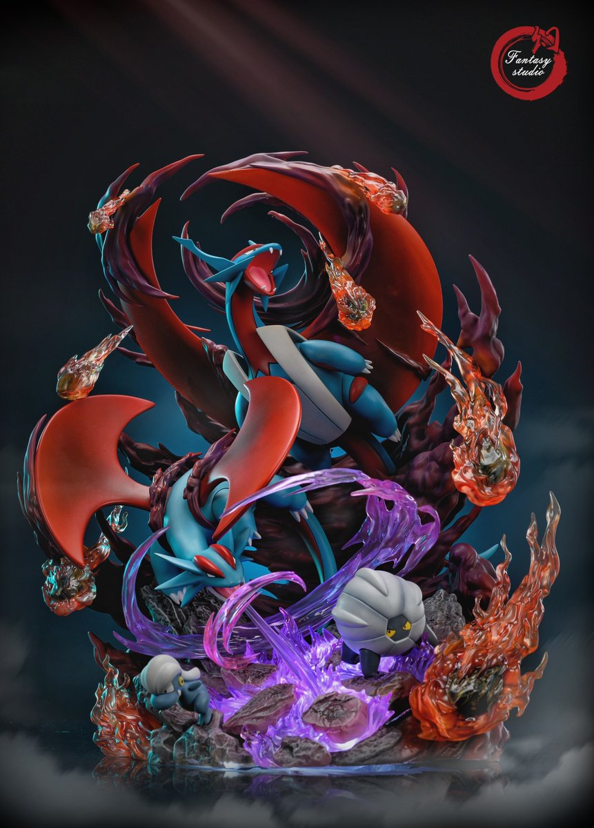 MundoKame's tweet photo. #FantasyStudio - Salamence Family 

- Precio: 290 €
- Medidas: 35 cm de alto
- Con LED 
- Reserva: 80 €
- Lanzamiento: 2T de 2023
- PO abierto ☺️

¡Disponibilidad de pago a plazos!
📩 Para reservar o más info, enviad mensaje privado

#Pokemon https://t.co/y3JbAzQTEc
