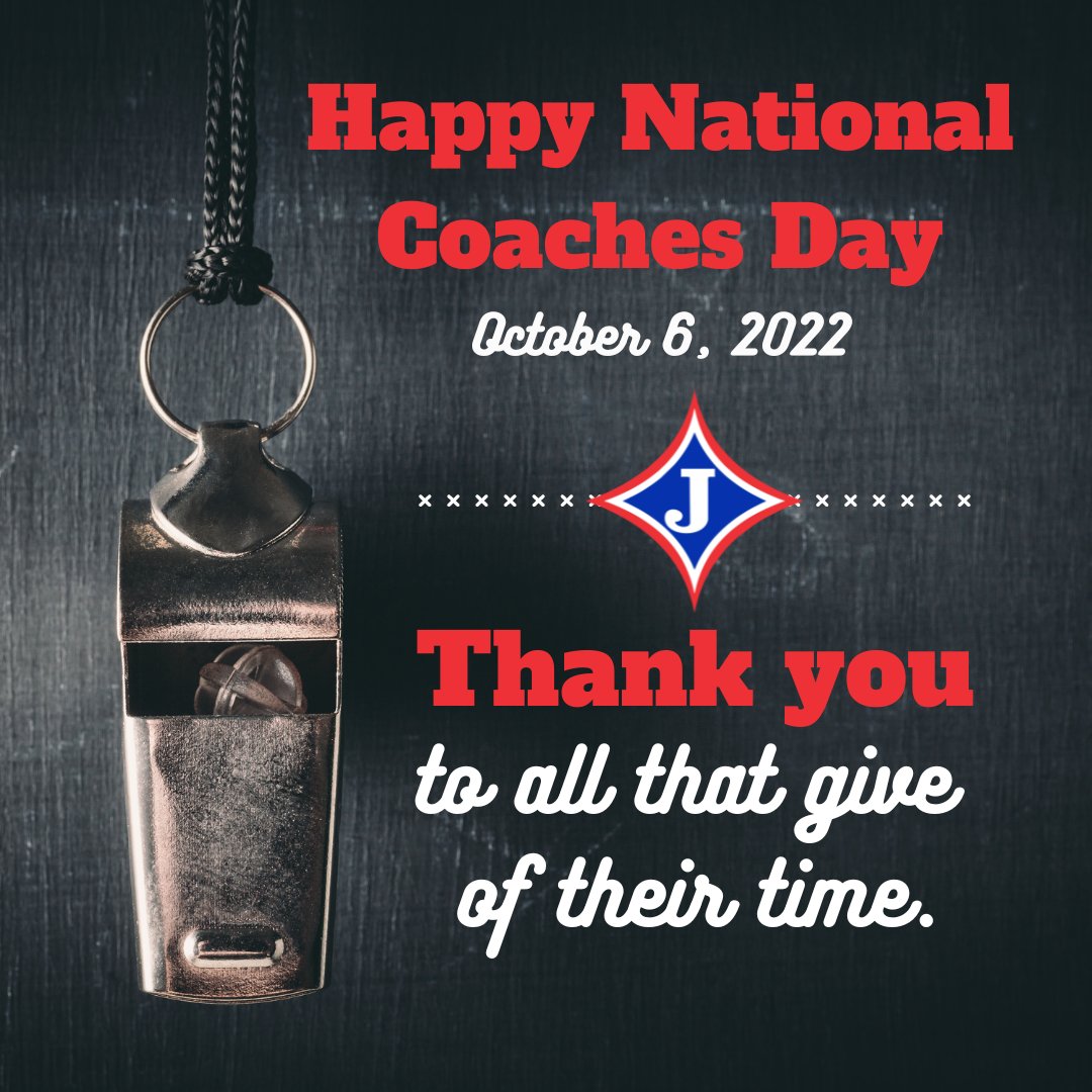 Happy National Coaches Day to all of our JCS coaches who push our students to be the best version of themselves each and every day. These individuals leave it all on the line and set the bar high for our student-athletes. Thank you to all that give of their time!