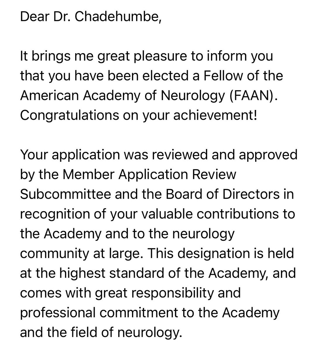 chadehum's tweet photo. FAAN status!!!#aan #Neurology #aanmemberbenefits #aanleadership #AAN2022 #aandlp #faan https://t.co/mvILUNtHEL