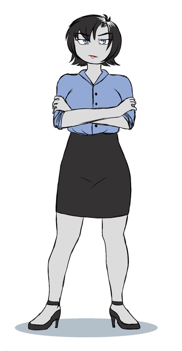 frennielover93's tweet photo. My version of Peter's mother, her name is "Nora", a business woman of a big temperament  and cunning, but also cold-hearted.
She maybe she will appear in some of my future comics...
#YourBoyfriendGame #YourBoyfriend #YourBoyfriendAU 
#fragmentedmemories https://t.co/7h8V3sOVbm